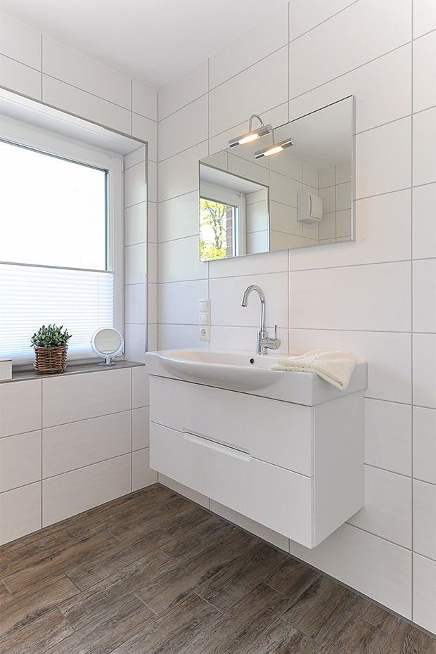 Ferienwohnung „Sansibar“ - Badezimmer
