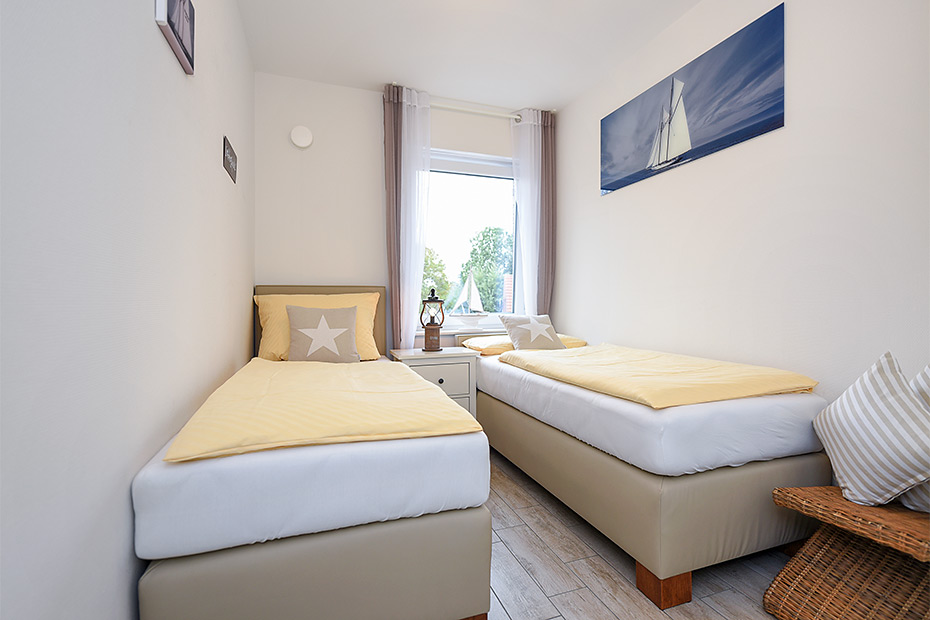 Ferienwohnung „Sansibar“ - Schlafzimmer 2/Kinderzimmer
