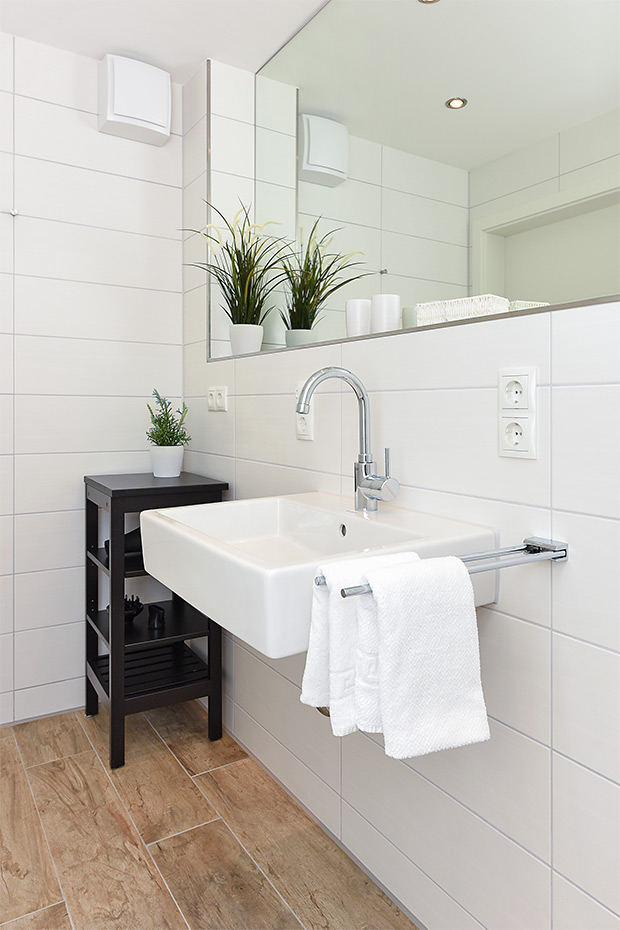 Ferienwohnung „Buhne 2“ - Badezimmer