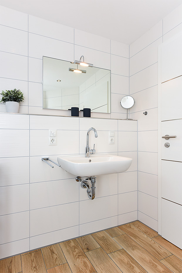 Ferienwohnung „Buhne 5“ - Badezimmer