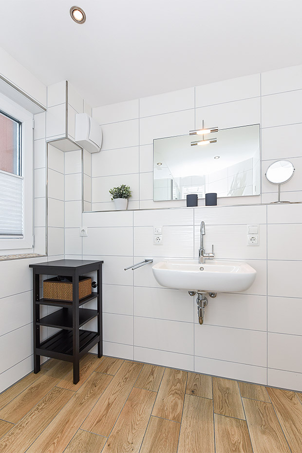Ferienwohnung „Buhne 5“ - Badezimmer