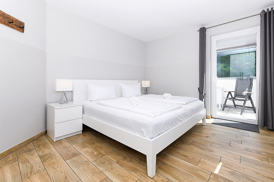 Ferienwohnung „Buhne 5“ - Schlafzimmer