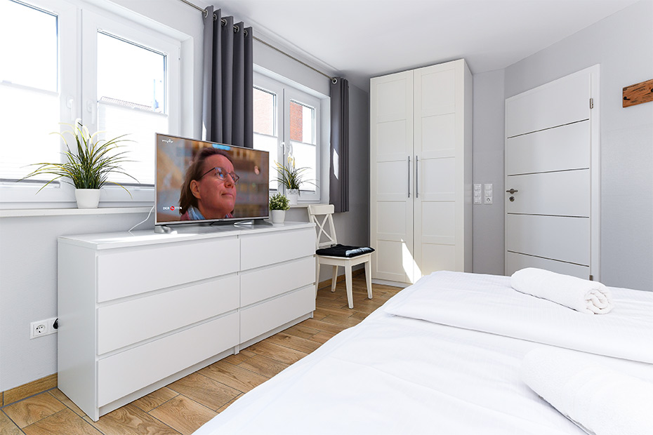 Ferienwohnung „Buhne 5“ - Schlafzimmer