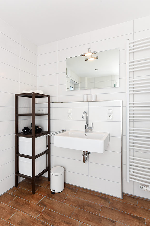 Ferienwohnung „Buhne 6“ - Badezimmer