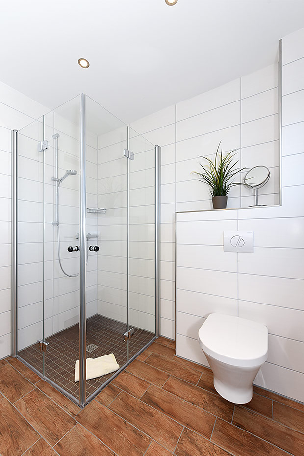 Ferienwohnung „Buhne 6“ - Badezimmer