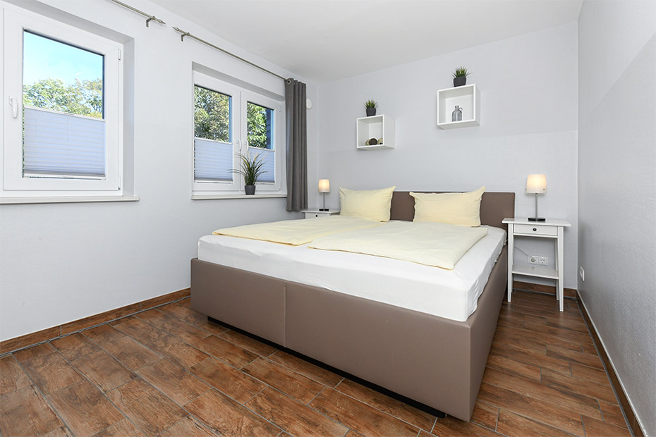 Ferienwohnung „Buhne 6“ - Schlafzimmer 1