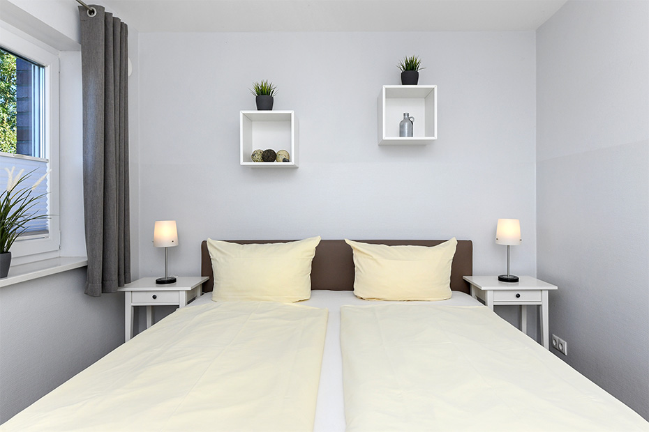 Ferienwohnung „Buhne 6“ - Schlafzimmer 1