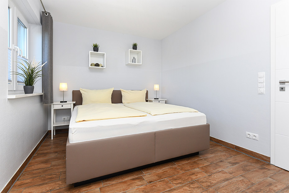 Ferienwohnung „Buhne 6“ - Schlafzimmer 1