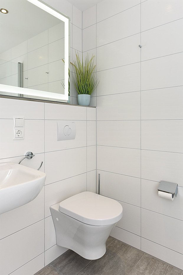 Ferienwohnung „Weiße Düne“ - Badezimmer