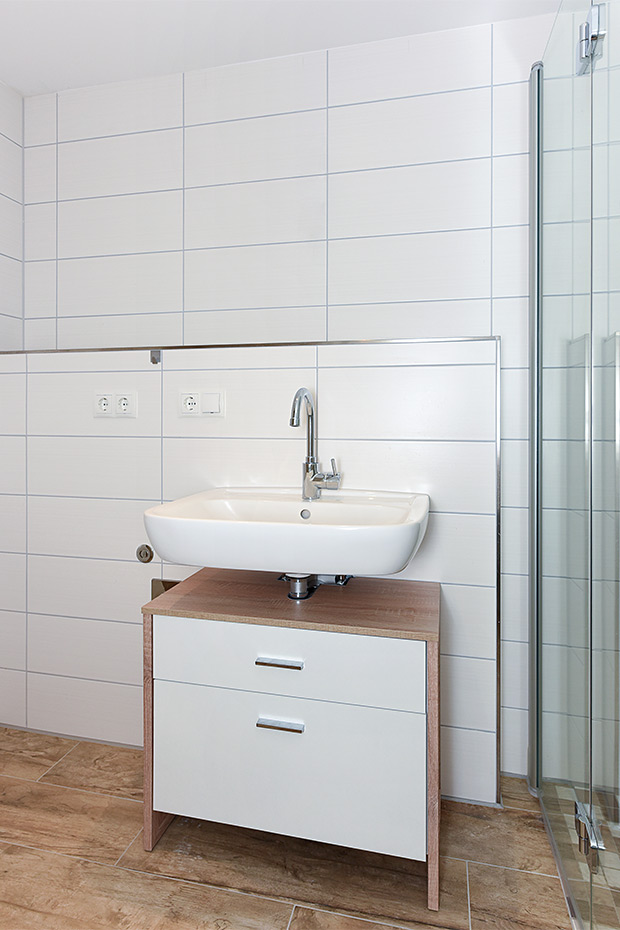 Ferienwohnung „Kutterkieker“ - Badezimmer