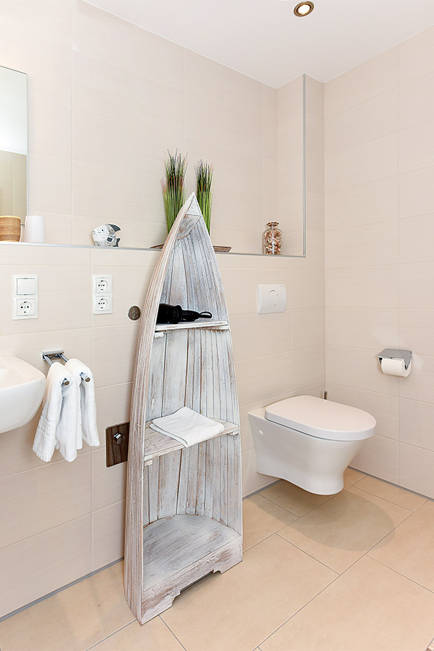 Ferienwohnung „Hafenkieker“ - Badezimmer