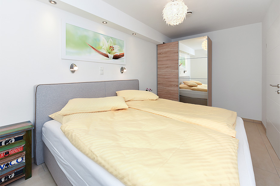 Ferienwohnung „Hafenkieker“ - Schlafzimmer