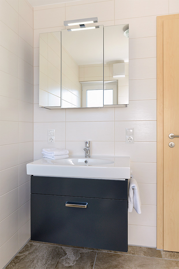 Ferienwohnung „Molenfeuer“ - Badezimmer