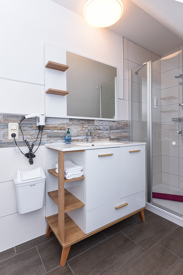 Ferienwohnung „Seehund 1“ - Badezimmer