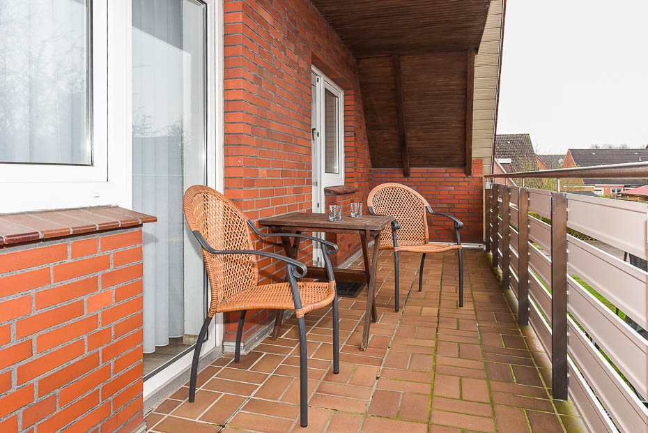 Ferienwohnung „Seehund 1“ - Balkon
