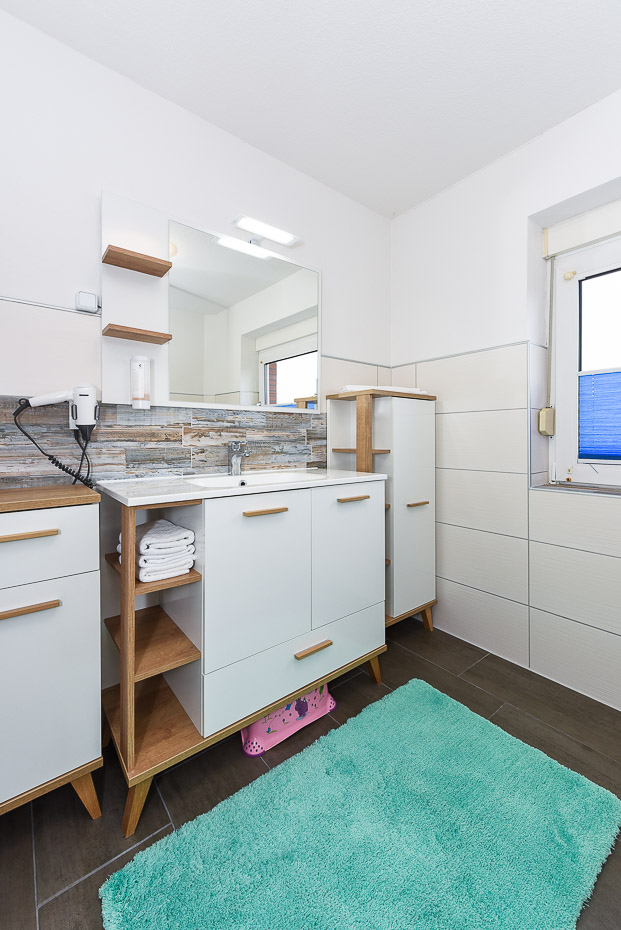 Ferienwohnung „Seehund 2“ - Badezimmer