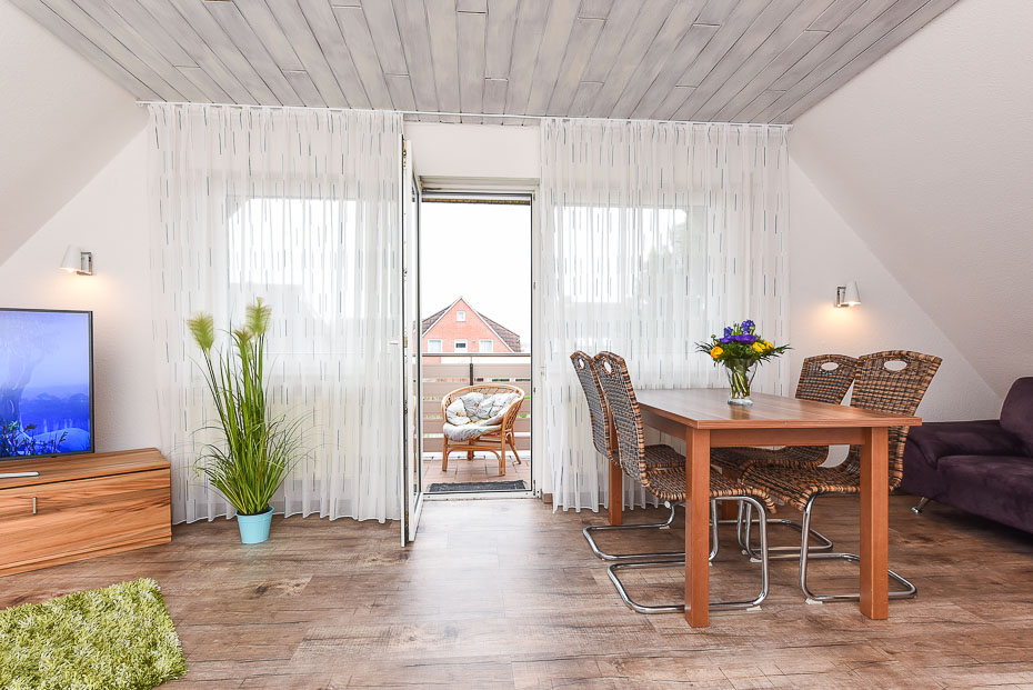 Ferienwohnung „Seehund 2“ - Wohnzimmer