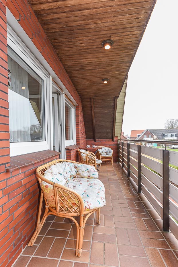 Ferienwohnung „Seehund 2“ - Balkon