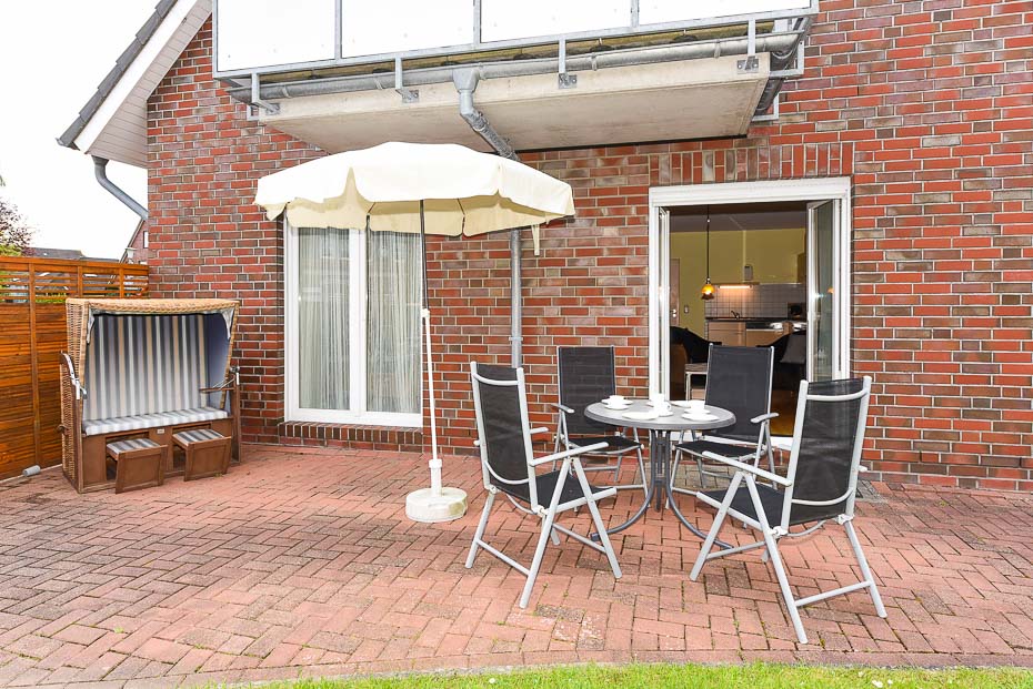 Ferienwohnung „Wattenmeer“ (1) - Terrasse