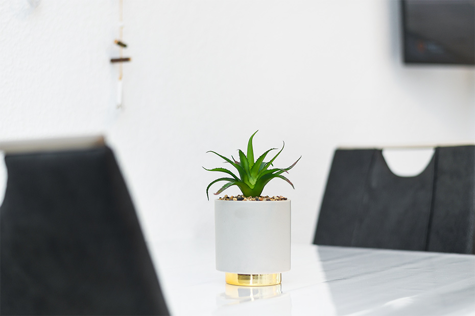 Ferienwohnung „Ebbe“ (3) - Wohnraum mit integrierter Küche