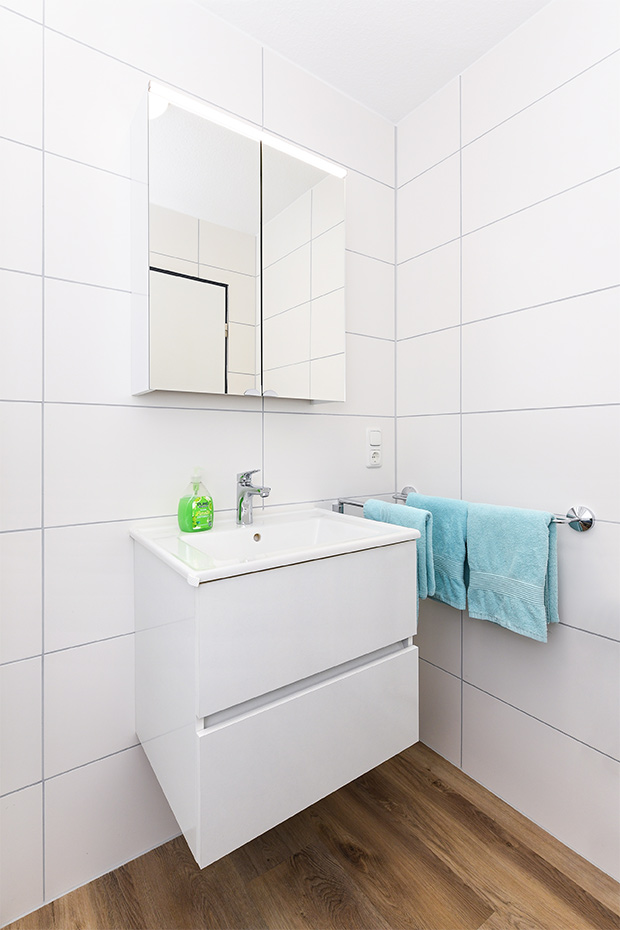 Ferienwohnung „Nordseewelle“ (6) - Badezimmer