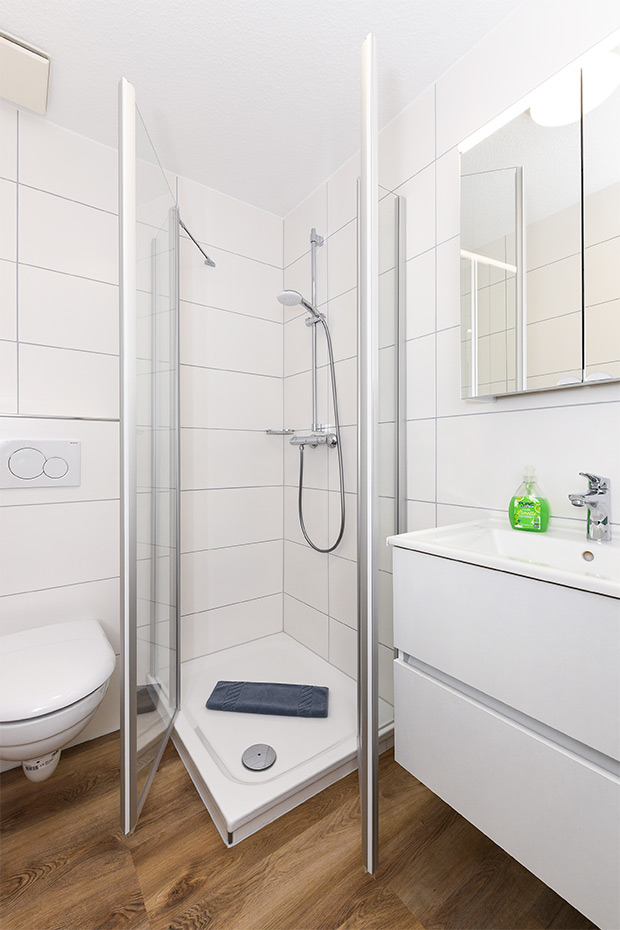 Ferienwohnung „Nordseewelle“ (6) - Badezimmer