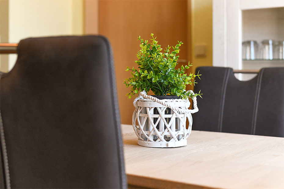 Ferienwohnung „Flut“ - Wohnraum mit integrierter Küche