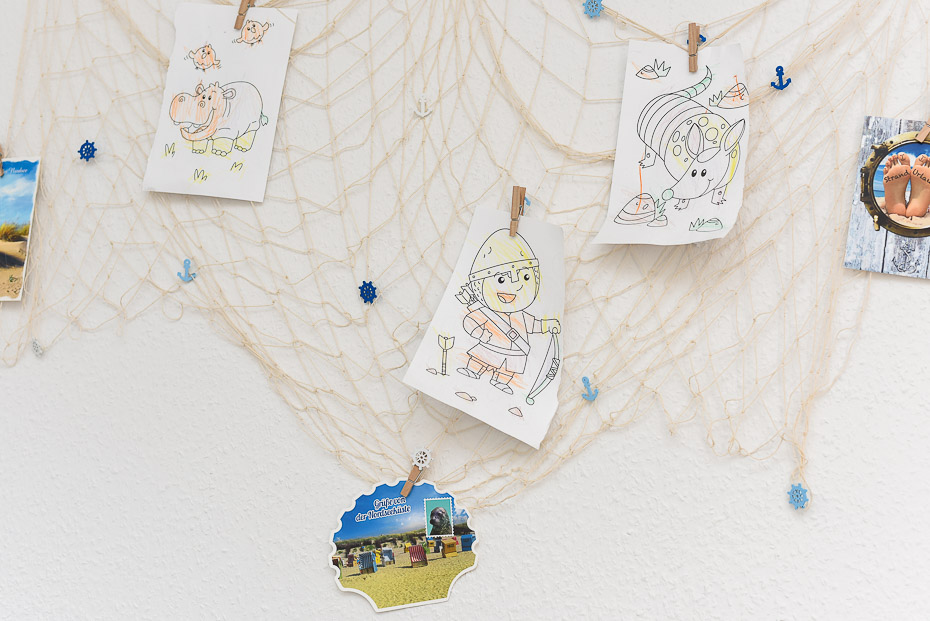 Ferienwohnung „Seeperle“ - Wohnzimmer mit integriertem Küchenbereich