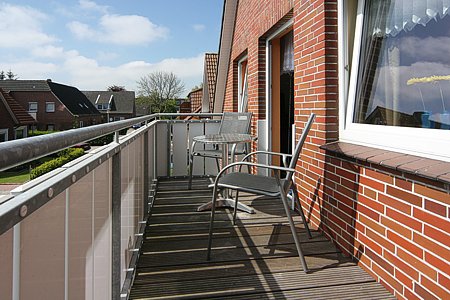 Ferienwohnung „Baltrum“ - Balkon