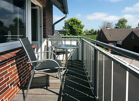Ferienwohnung „Langeoog“ - Balkon