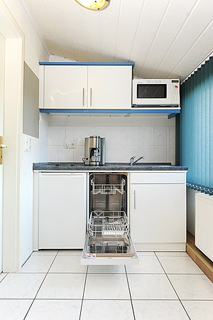 Ferienwohnung „Memmert“ - Wohnraum mit integrierter Küche