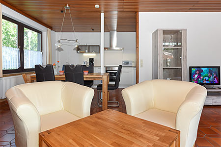 Ferienhaus im Taddigshörn 303 - Wohnzimmer