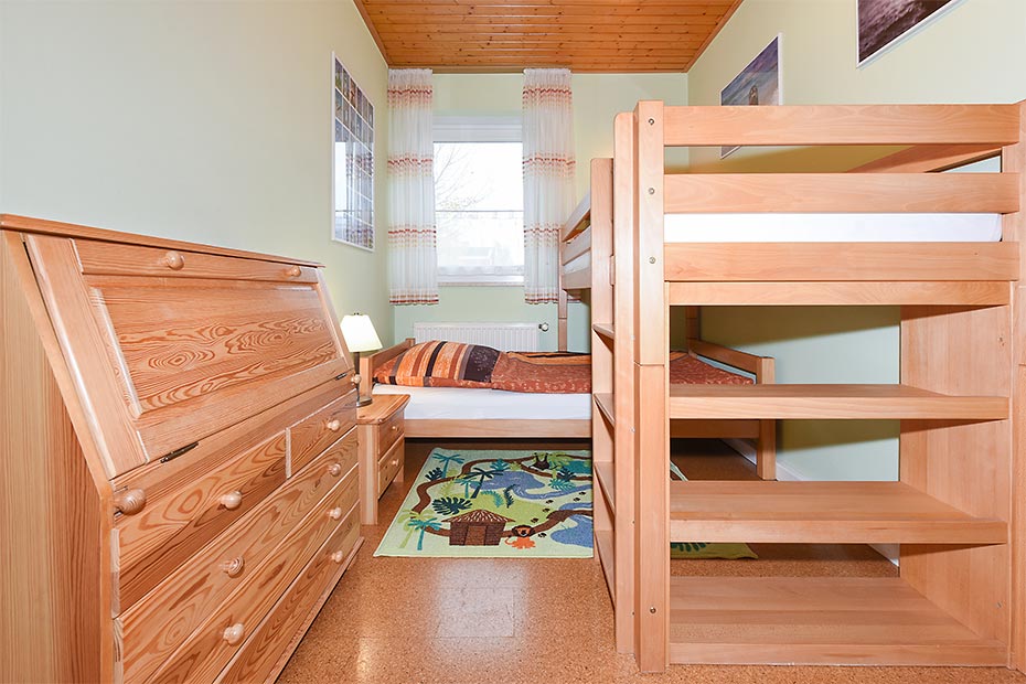 Ferienhaus „Blauer Anker“ - Schlafzimmer 2/Kinderzimmer