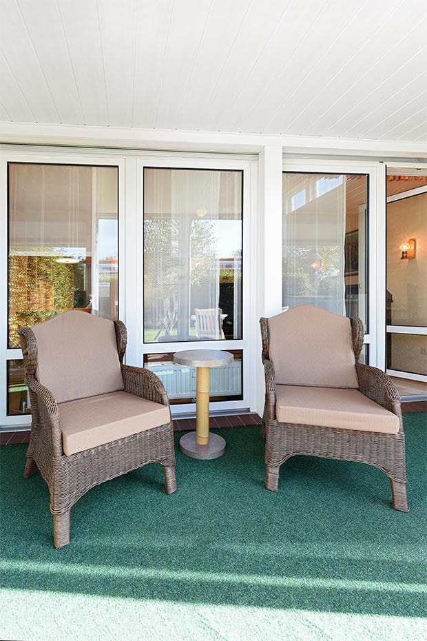 Ferienhaus „Blauer Anker“ - Wintergarten