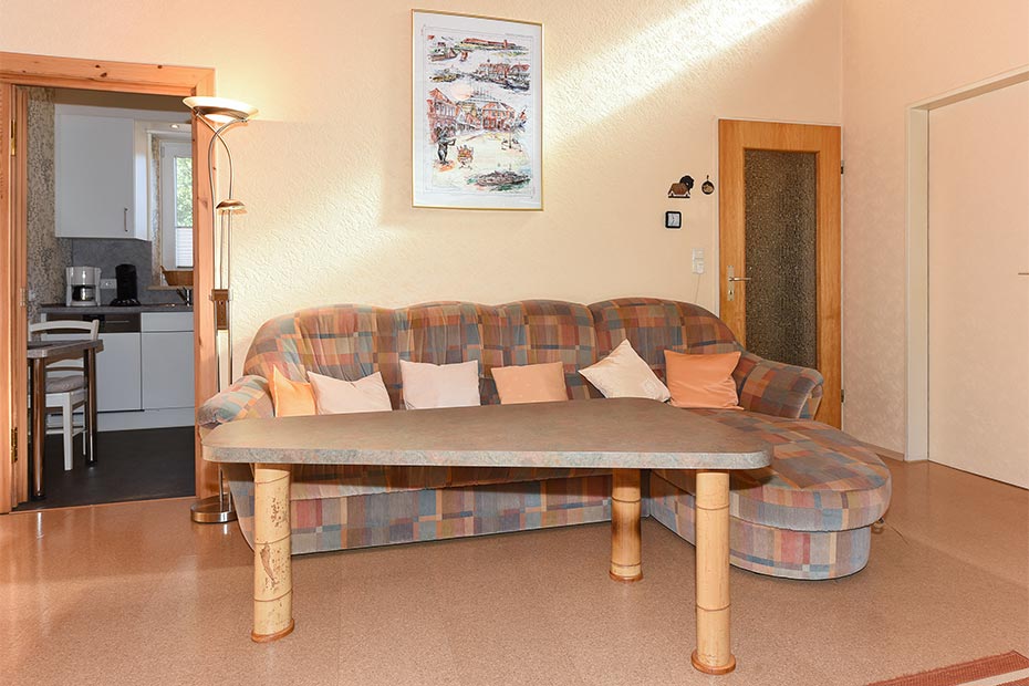 Ferienhaus „Blauer Anker“ - Wohnzimmer