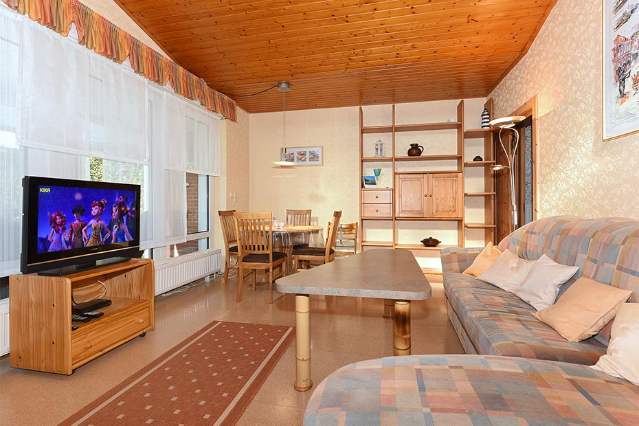 Ferienhaus „Blauer Anker“ - Wohnzimmer