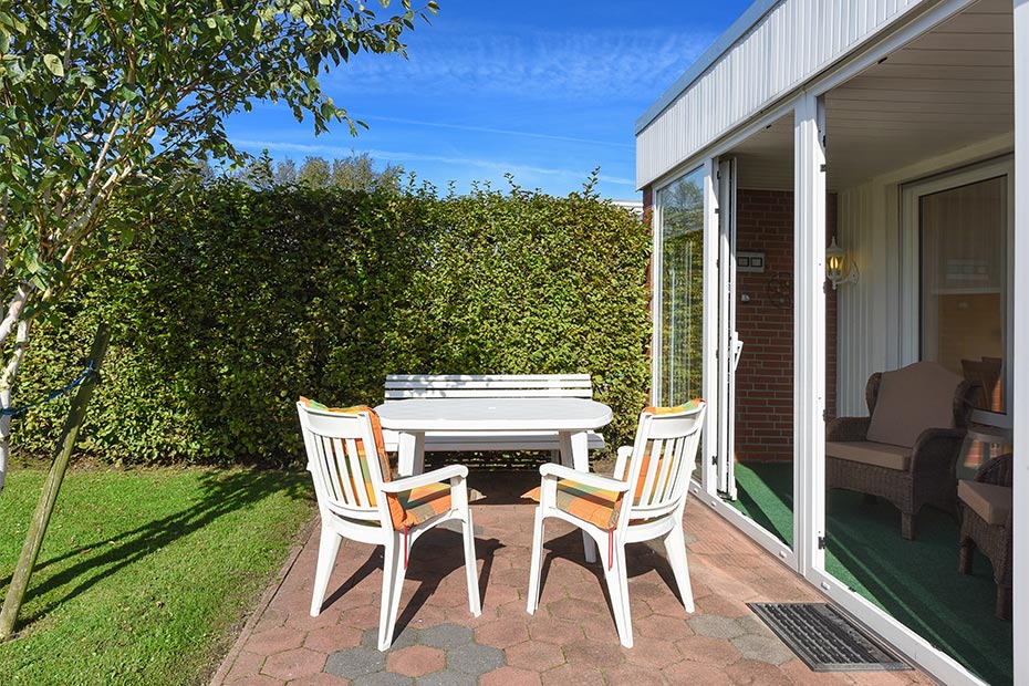 Ferienhaus „Blauer Anker“ - Terrasse