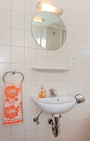 Ferienwohnung „Seestern“ - Badezimmer