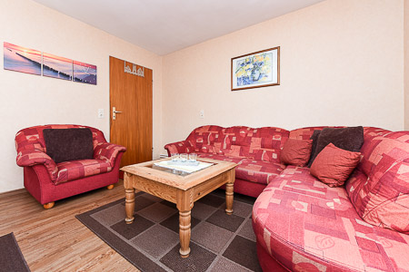Ferienwohnung „Seestern“ - Wohnzimmer