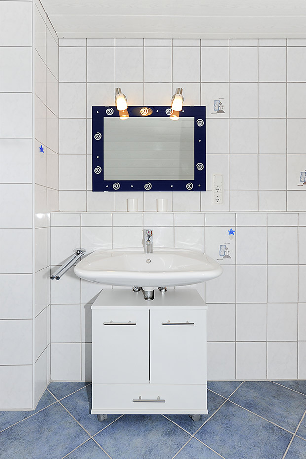 Ferienwohnung „Seestern“ - Badezimmer