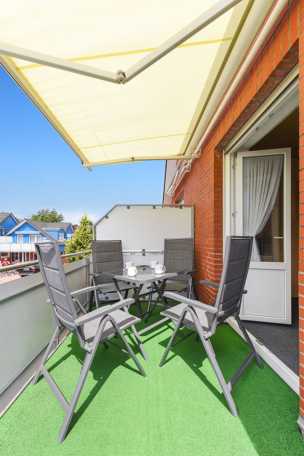 Ferienwohnung 2 - Balkon