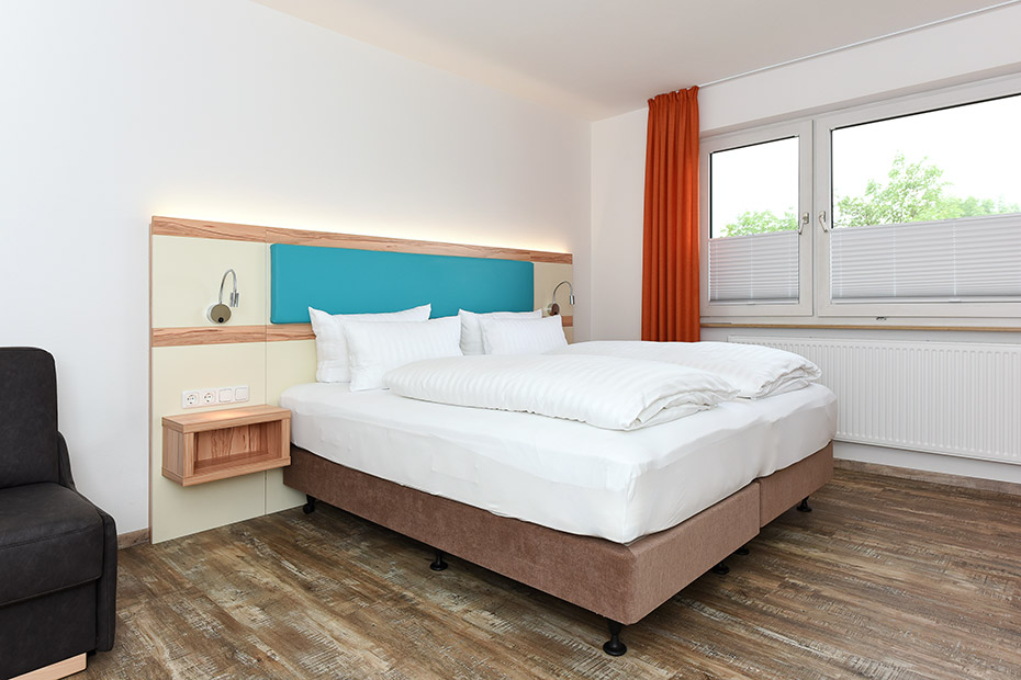 Ferienwohnung „Möwe 1“ - Schlafzimmer