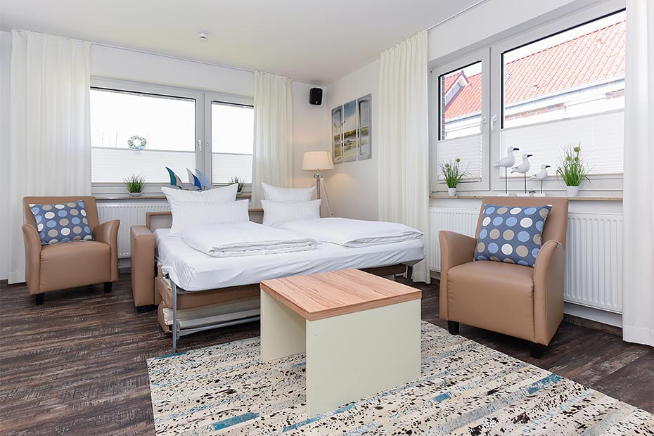 Ferienwohnung „Möwe 2“ - Wohnzimmer