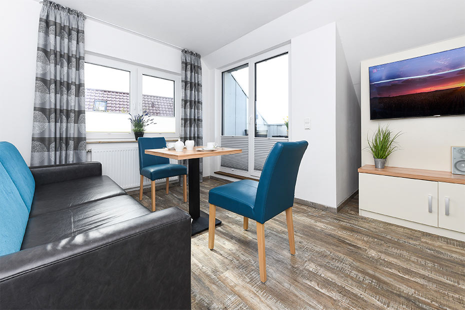 Ferienwohnung „Möwe 3“ - Wohnzimmer