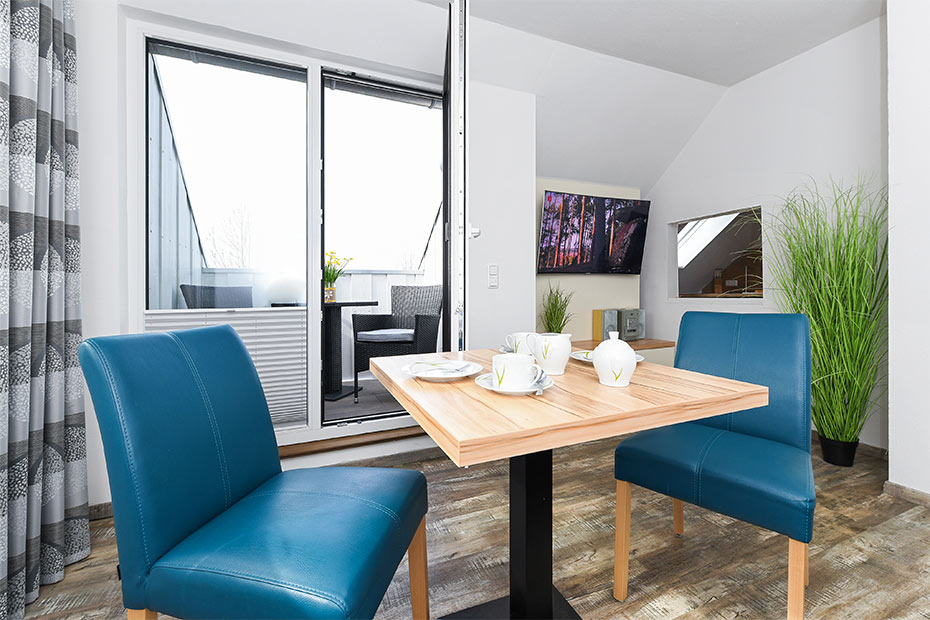 Ferienwohnung „Möwe 3“ - Wohnzimmer