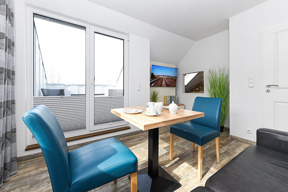 Ferienwohnung „Möwe 3“ - Wohnzimmer