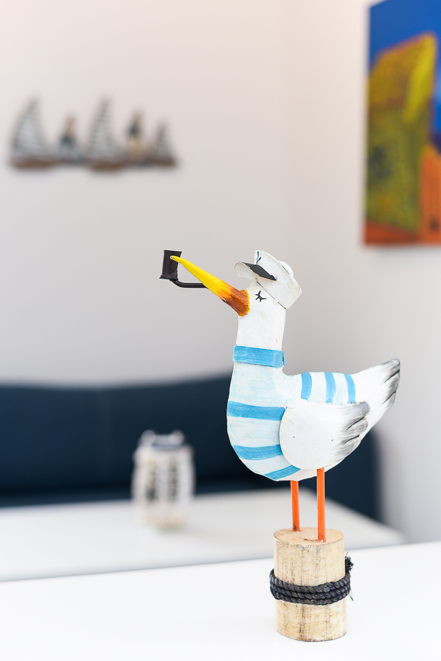 Ferienwohnung 5 - Wohnzimmer mit integriertem Küchenbereich