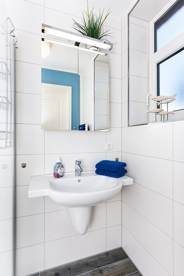 Ferienwohnung - Badezimmer