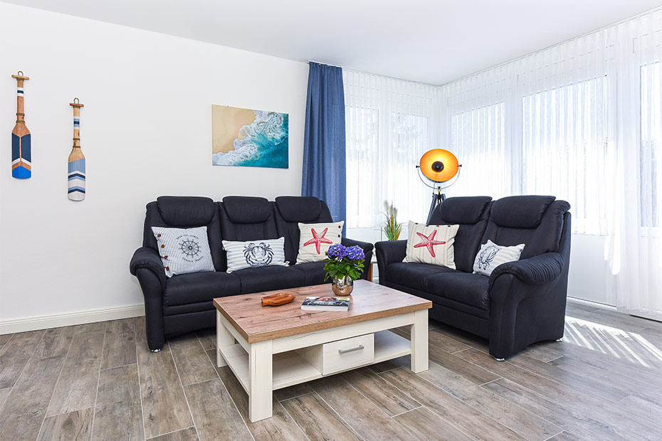 Ferienwohnung - Wohnzimmer