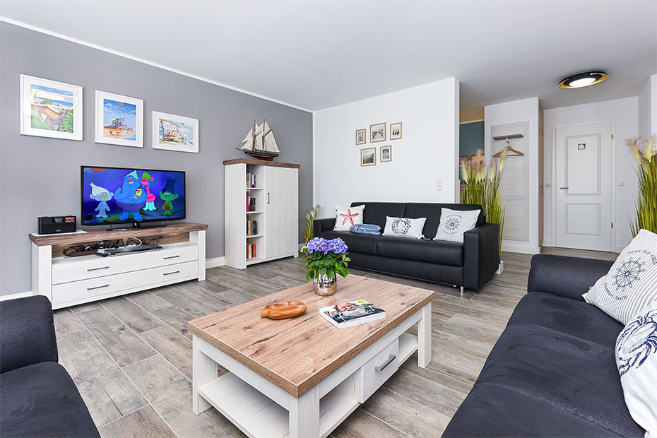 Ferienwohnung - Wohnzimmer